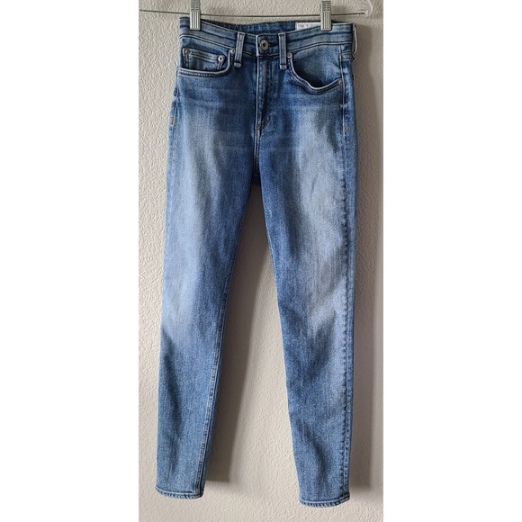 rag & bone Denim - Rag & Bone Nina High Rise Ankle Skinny Jeans Size 23 (Actual 24 x 27) Collins